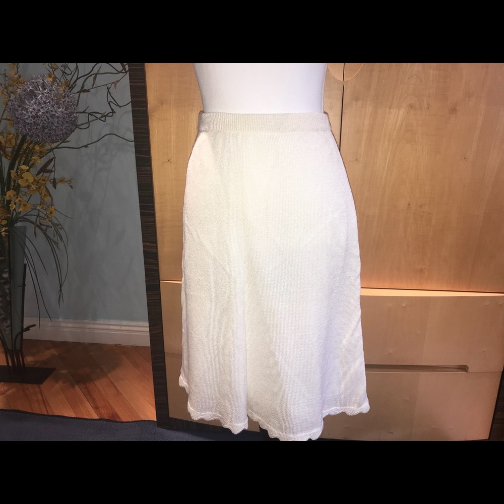 White skirt